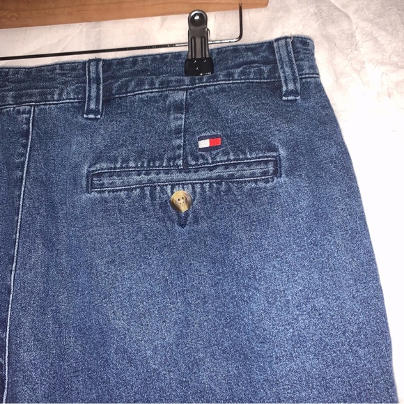 Tommy Hilfiger Blue Denim Vintage Shorts - Picture 4 of 8